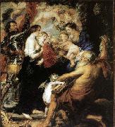 Peter Paul Rubens Our Lady with the Saints Spain oil painting artist